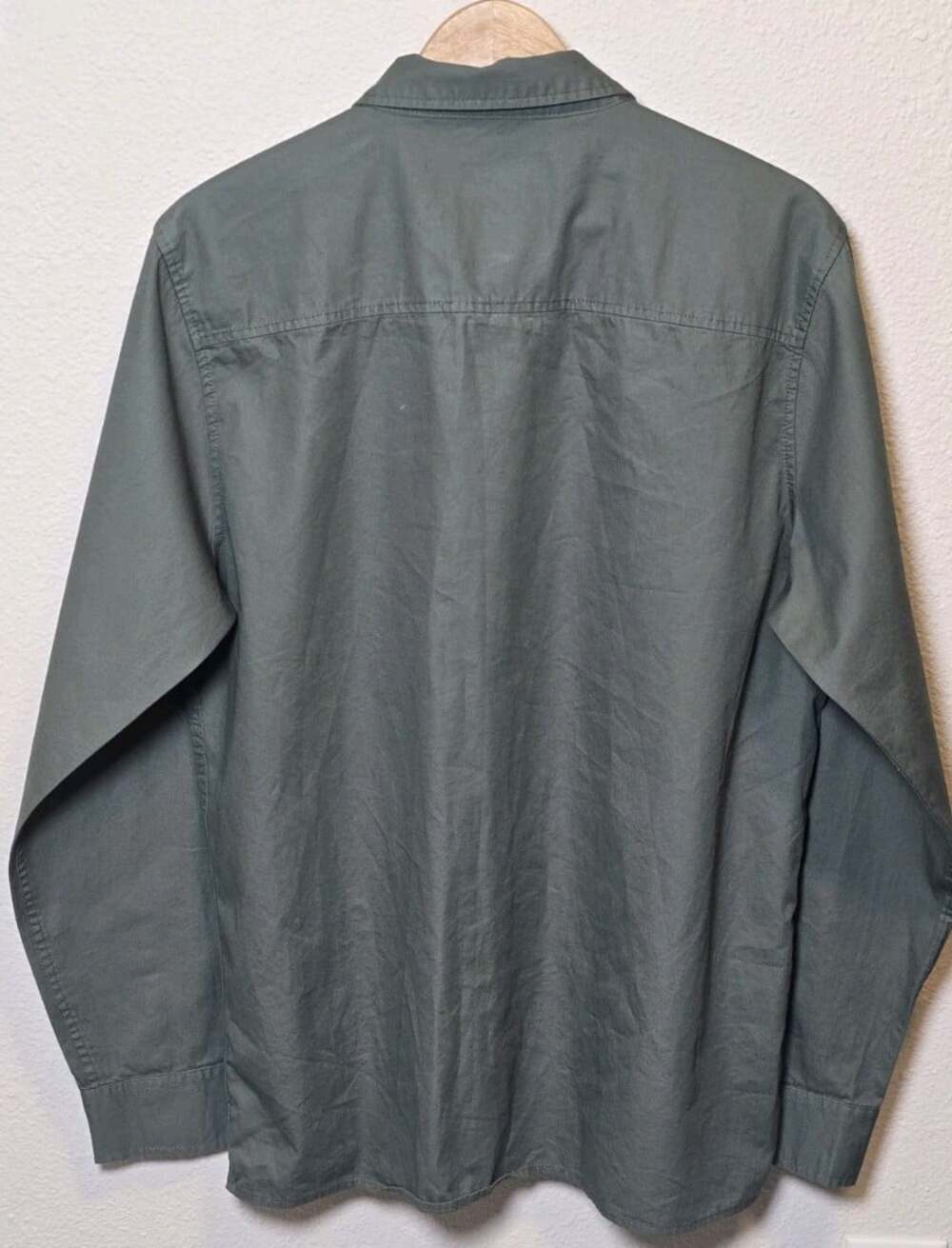 Friday the 13th Jason Voorhees Camp Crystal Lake Work Shirt Men’s Large Green - Picture 2 of 11